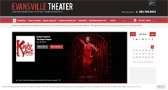 Desktop Screenshot of evansvilletheater.com