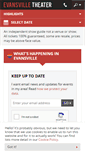Mobile Screenshot of evansvilletheater.com